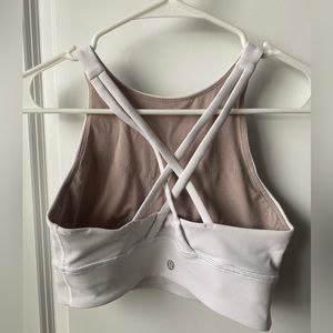 Lululemon Energy Bra High Neck Long Line Ribbed *Medium Support, Size 6